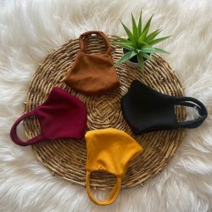 4 Face Mask Pack Neutral Colors